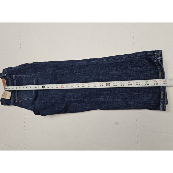 Levi's 311 shaping skinny capri Women's Size 8 Blue Denim Stretch - Picture 5 of 9